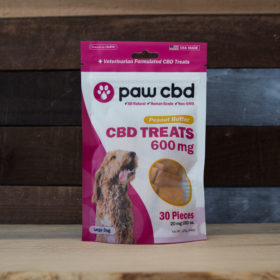 Paw CBD 600mg CBD Treat Peanut Butter