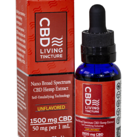 CBD Living 1500mg Unflavored Tincture