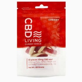 CBD Living Gummy Rings Cherry 100mg